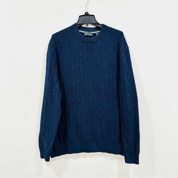 Ted Baker London Other - Ted‎ Baker London Mens Crewneck Sweater Size XL Blue Pullover Textured Knit
